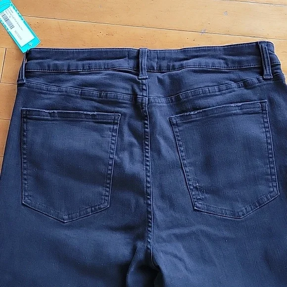 Pistola Midnight Black High Rise Skinny Stretch Jeans Indie Grunge NWT Sz 31 - Picture 7 of 9